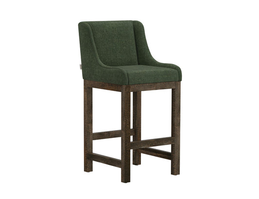 IFD - Gray - Wooden Frame & Base, 30in Upholstered Barstool - IUP700-BST30-111 view 2