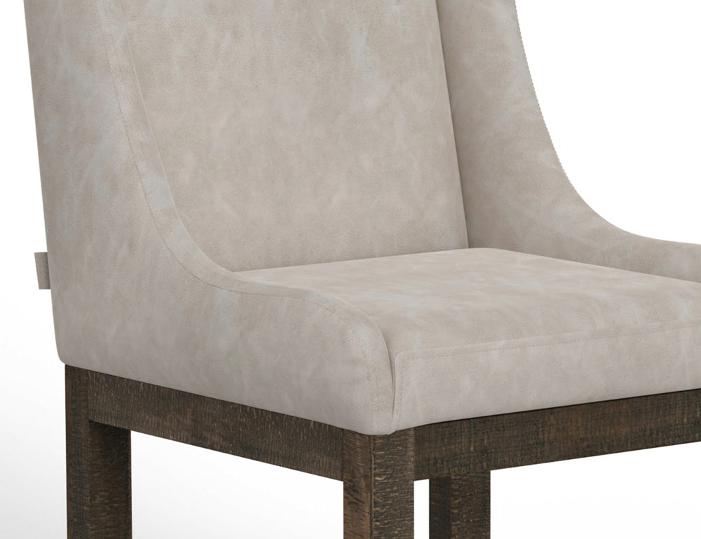 IFD - Gray - Wooden Frame & Base, 30in Upholstered Barstool - IUP700-BST30-210 view 3