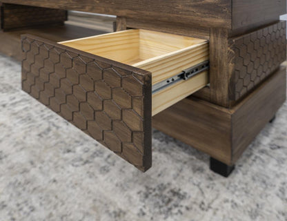 IFD - Honey - 2 Drawers TV Stand veiw 5