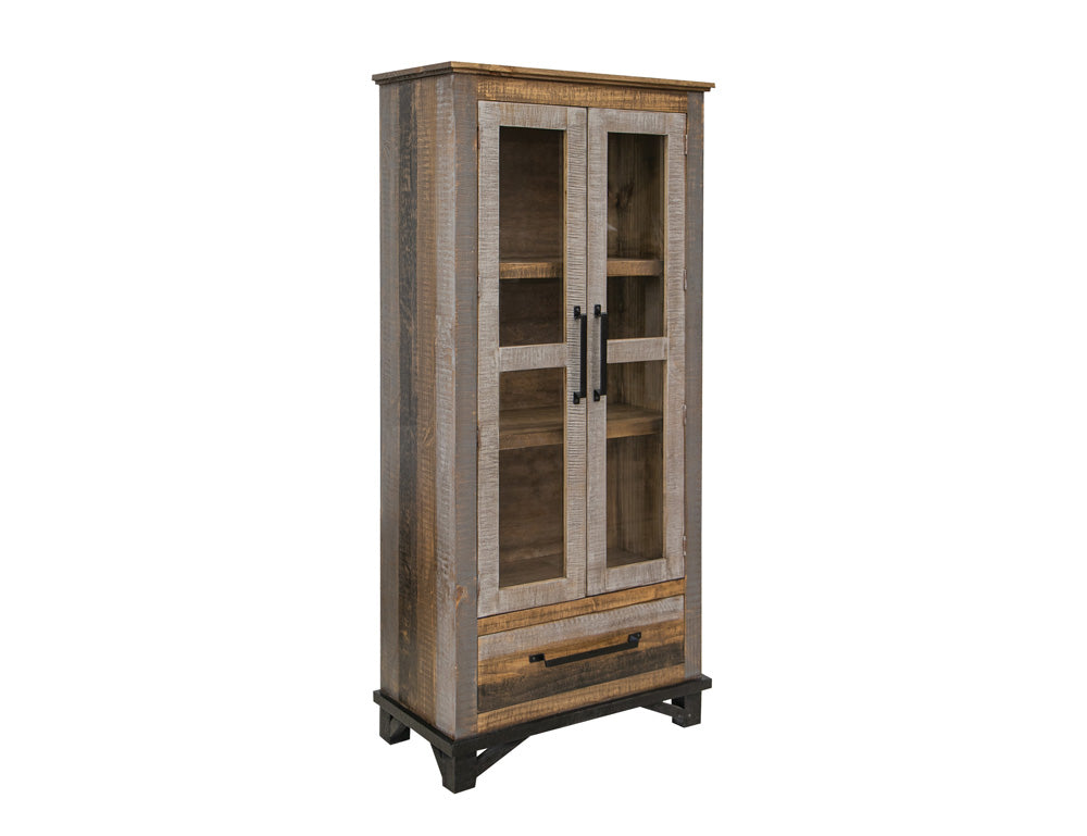 IFD - Loft Brown - 1 Drawer, 2 Doors Cabinet - IFD6441CAB view 1