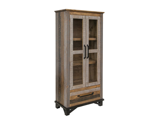 IFD - Loft Brown - 1 Drawer, 2 Doors Cabinet - IFD6441CAB view 1