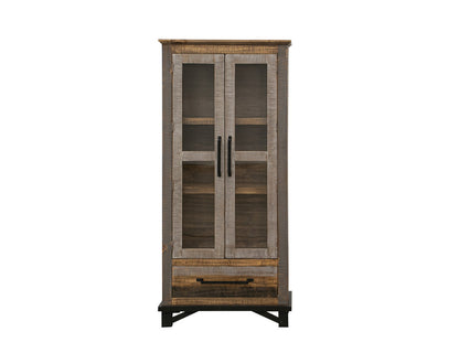 IFD - Loft Brown - 1 Drawer, 2 Doors Cabinet - IFD6441CAB view 2
