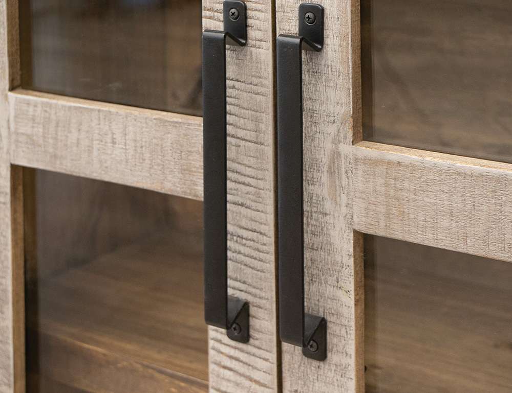 IFD - Loft Brown - 1 Drawer, 2 Doors Cabinet - IFD6441CAB veiw 3