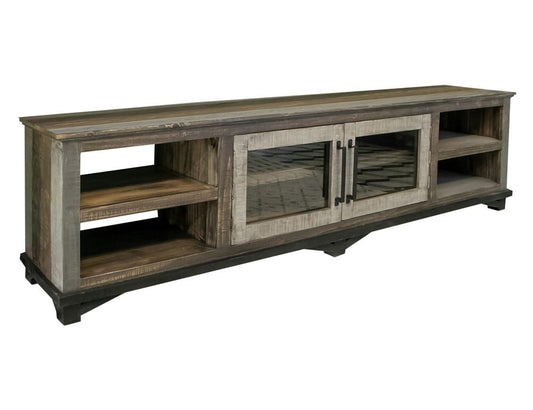 IFD - Loft Brown 2 Doors & Shelves, 93in TV Stand - IFD6441STN93 view 1