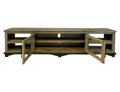 IFD - Loft Brown 2 Doors & Shelves, 93in TV Stand - IFD6441STN93 view 2