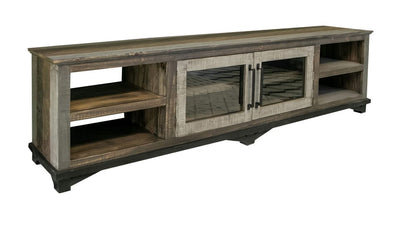 IFD - Loft Brown 2 Doors & Shelves, 93in TV Stand - IFD6441STN93 view 4
