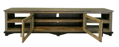 IFD - Loft Brown 2 Doors & Shelves, 93in TV Stand - IFD6441STN93 view 5