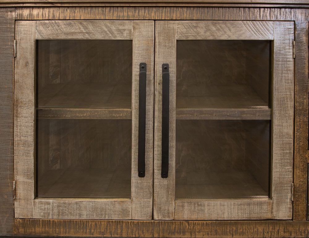 IFD - Loft Brown 2 Doors & Shelves, TV Stand for Wall Unit - IFD6441STN view 7