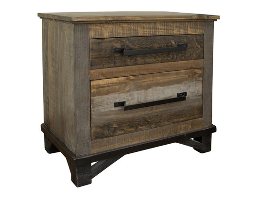 IFD - Loft Brown 2 Drawer, Night Stand - IFD6441NTS view 1