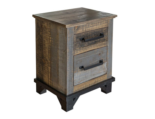 IFD - Loft Brown 2 Drawer, Nightstand - IFD6441NTSSM view 2