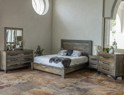 IFD - Loft Brown 2 Drawer, Nightstand - IFD6441NTSSM view 3