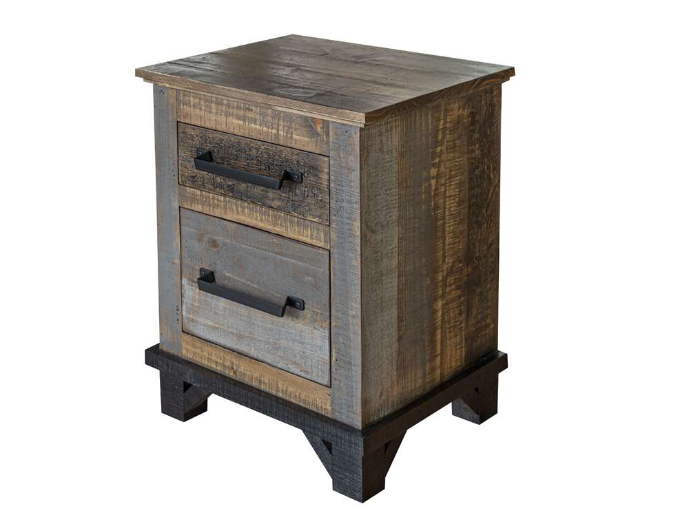 IFD - Loft Brown 2 Drawer, Nightstand - IFD6441NTSSM veiw 1