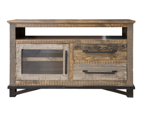 IFD - Loft Brown 2 Drawers, 1 Door, 52in TV Stand - IFD6441STN52 view 1