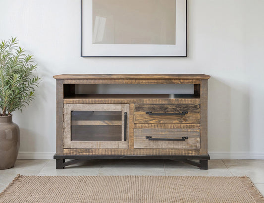 IFD - Loft Brown 2 Drawers, 1 Door, 52in TV Stand - IFD6441STN52 view 2