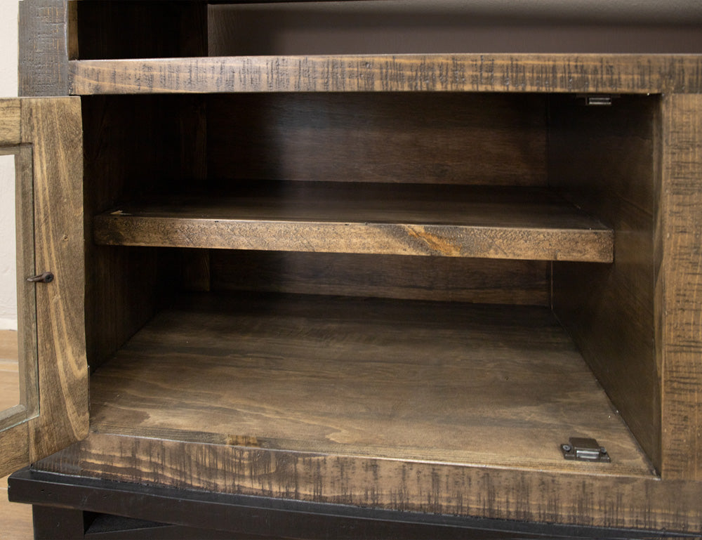 IFD - Loft Brown 2 Drawers, 1 Door, 52in TV Stand - IFD6441STN52 view 3
