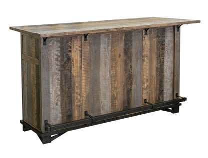 IFD - Loft Brown 2 Drawers & 2 Doors, Bar - IFD6441BAR view 2