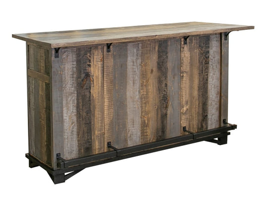 IFD - Loft Brown 2 Drawers & 2 Doors, Bar - IFD6441BAR view 2