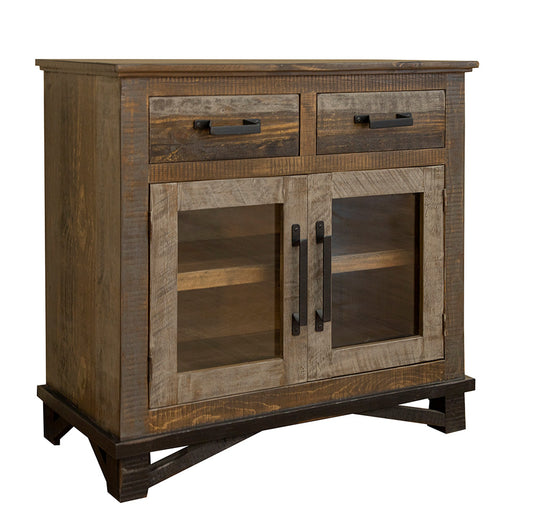 IFD - Loft Brown 2 Drawers 2 Doors, Server - IFD6441SVR view 1
