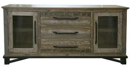 IFD - Loft Brown 3 Drawer, 2 Door, Buffet - IFD6441BFF veiw 1