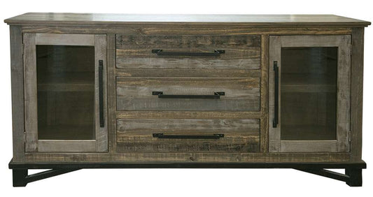 IFD - Loft Brown 3 Drawer, 2 Door, Buffet - IFD6441BFF veiw 1