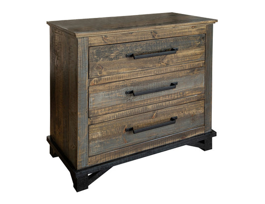 IFD - Loft Brown 3 Drawer, Chest - IFD6441CHTSM view 1