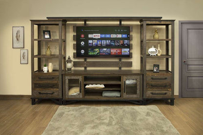 IFD - Loft Brown 3 Drawers Pier / Bookcase - IFD6441PIR veiw 2