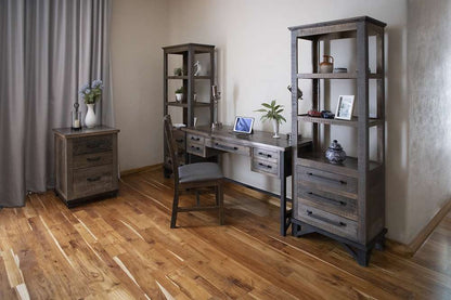 IFD - Loft Brown 3 Drawers Pier / Bookcase - IFD6441PIR veiw 3
