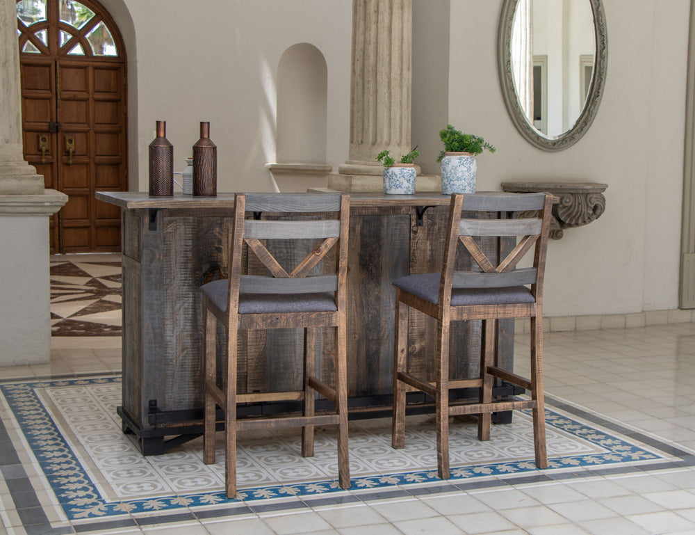 IFD - Loft Brown 30in Barstool for Bar - IFD6551BST30 view 3