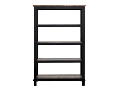 IFD  - Loft Brown  - 4 Shelves, Bookcase  - IFD6441BKS view 1