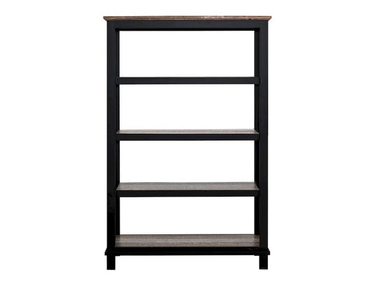 IFD  - Loft Brown  - 4 Shelves, Bookcase  - IFD6441BKS view 1