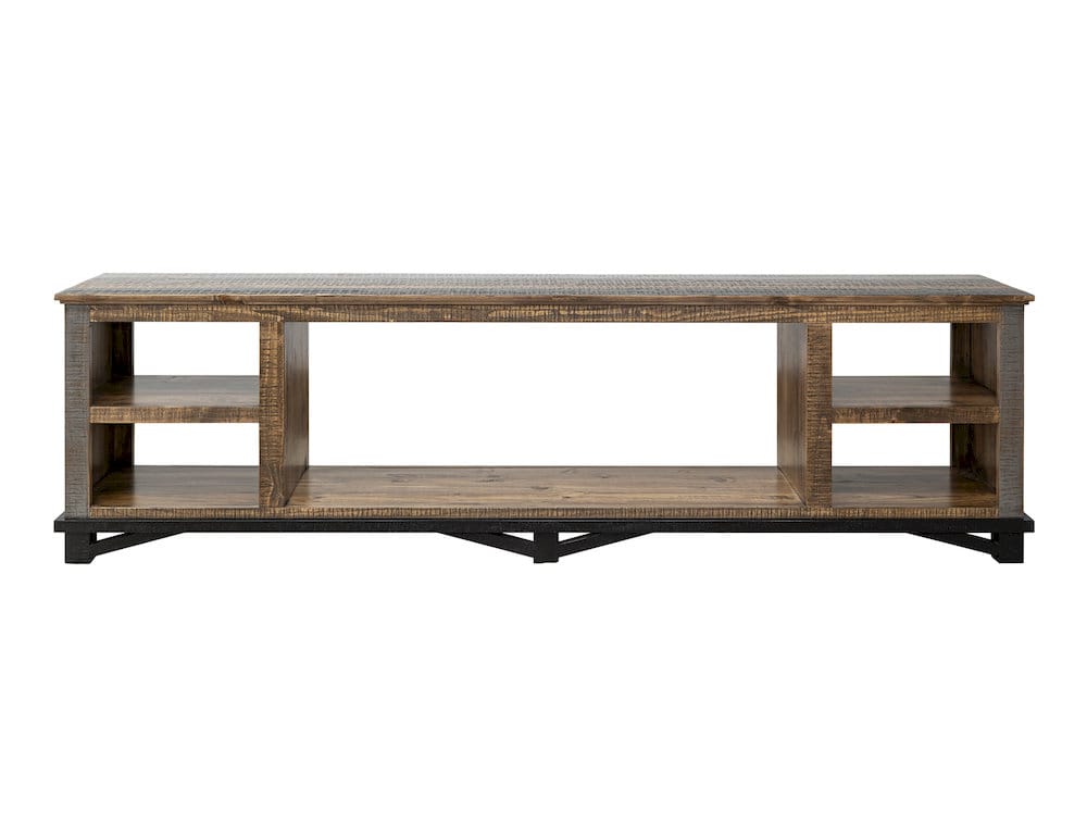 IFD  - Loft Brown  - 4 Shelves Fireplace TV Stand  - IFD6441EFP view 1