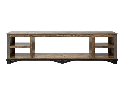 IFD  - Loft Brown  - 4 Shelves Fireplace TV Stand  - IFD6441EFP view 1