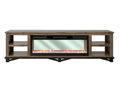 IFD  - Loft Brown  - 4 Shelves Fireplace TV Stand  - IFD6441EFP view 3