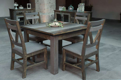 IFD - Loft Brown 42in Dining Table - IFD6441TBL42 veiw 2