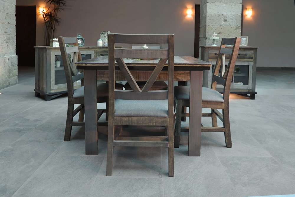 IFD - Loft Brown 42in Dining Table - IFD6441TBL42 veiw 3