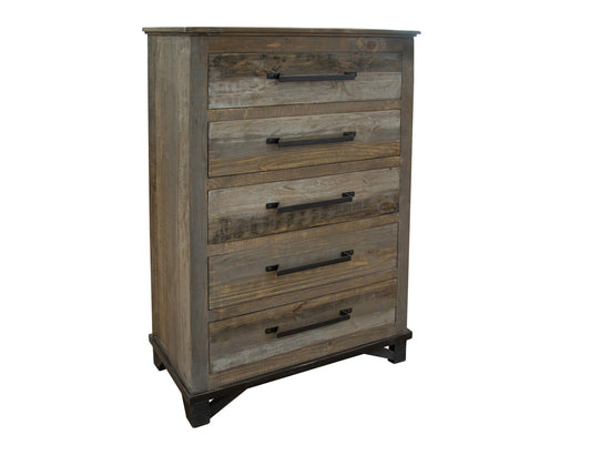IFD - Loft Brown 5 Drawer, Chest - IFD6441CHT view 1