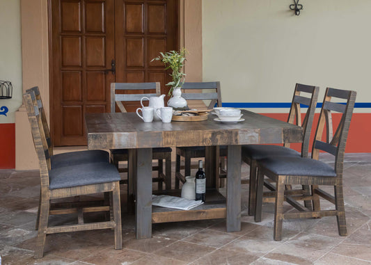 IFD - Loft Brown 54 Square Dining Table - IFD6441TBL54 view 2