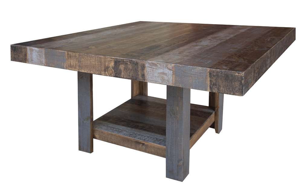 IFD - Loft Brown 54 Square Dining Table - IFD6441TBL54 veiw 1