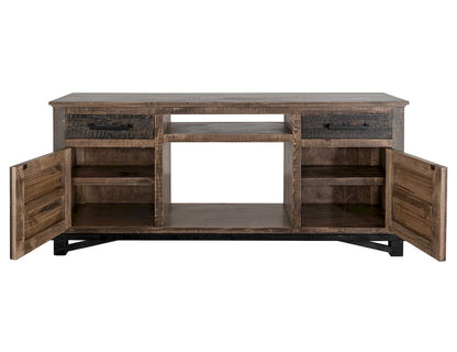 IFD - Loft Brown 70in Fireplace - IFD6441STNFP70 view 4