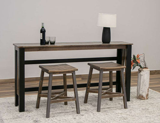 IFD - Loft Brown - Bar Height Sofa Table - IFD6442SBT veiw 2