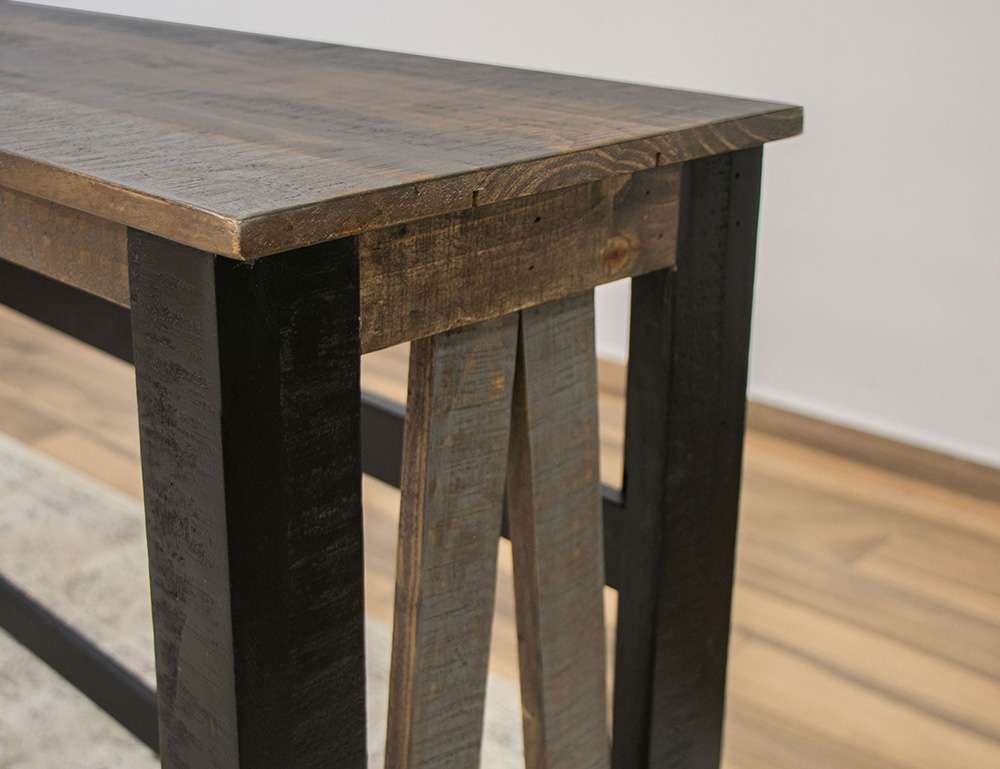 IFD - Loft Brown - Bar Height Sofa Table - IFD6442SBT veiw 3