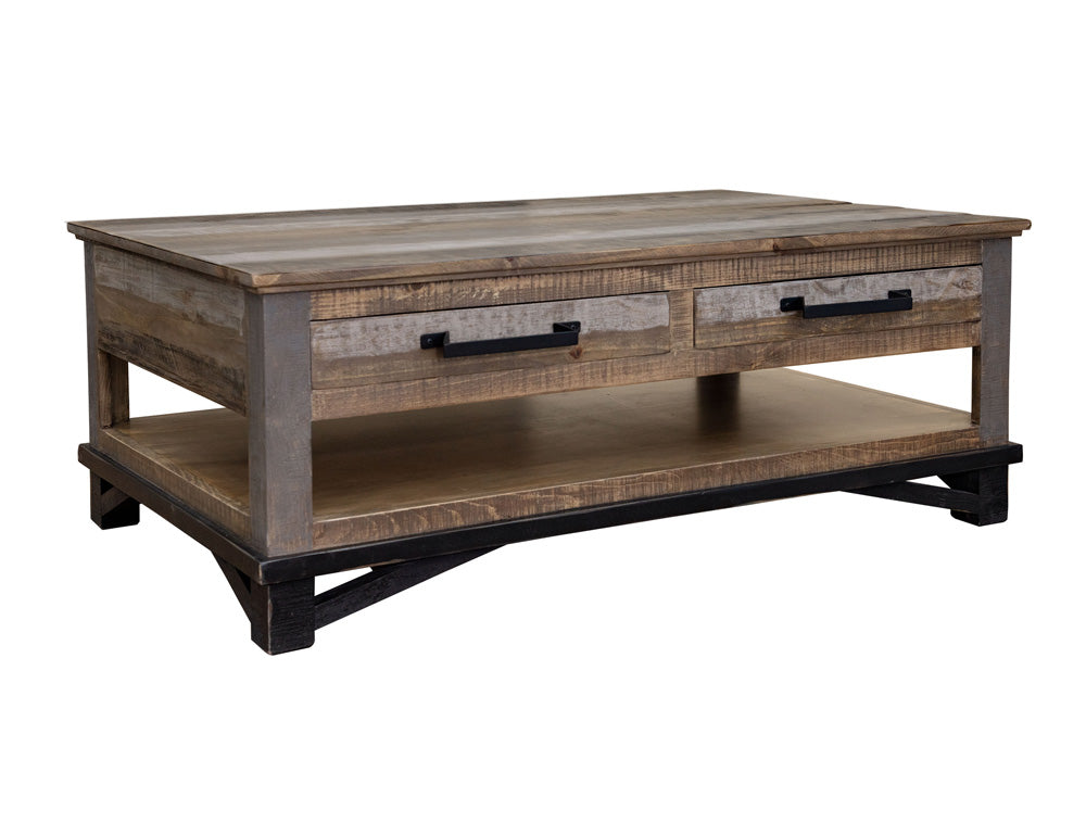 IFD - Loft Brown Cocktail Table 4 Drawers - IFD6441CKT view 1