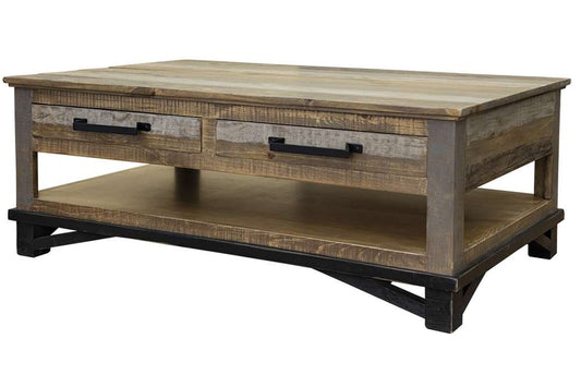 IFD - Loft Brown Cocktail Table 4 Drawers - IFD6441CKT veiw 1