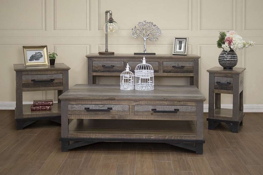 IFD - Loft Brown Cocktail Table 4 Drawers - IFD6441CKT veiw 2