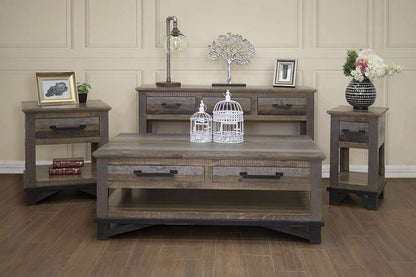 IFD - Loft Brown Cocktail Table 4 Drawers - IFD6441CKT veiw 2