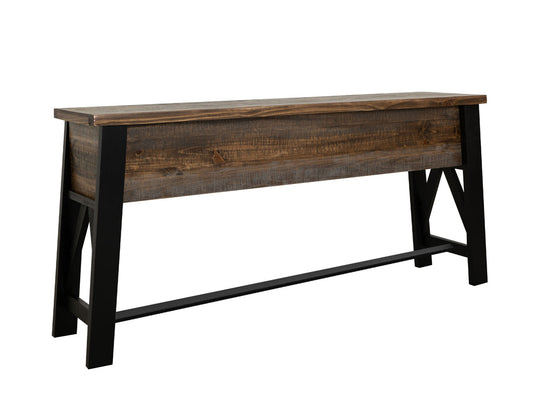 IFD - Loft Brown Counter Height Sofa Table - IFD6441SBT view 1