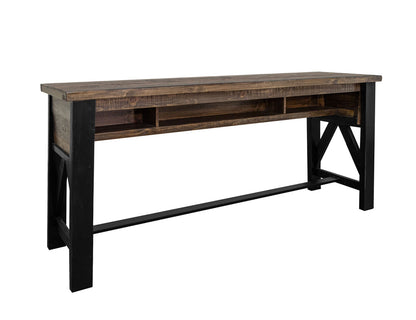 IFD - Loft Brown Counter Height Sofa Table - IFD6441SBT view 2