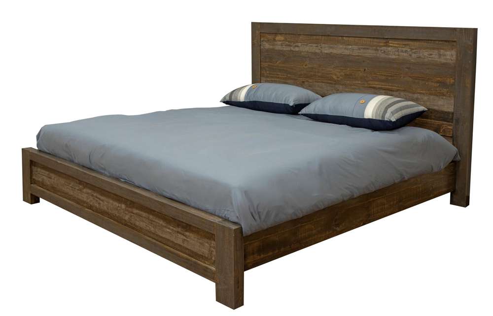 IFD - Loft Brown Low Profile Eastern King Bed - IFD6442BED-EK veiw 1
