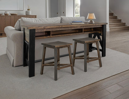 IFD - Loft Brown Stool - IFD6441STL24 view 4