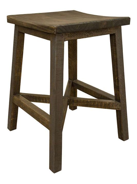 IFD - Loft Brown Stool - IFD6441STL24 veiw 1